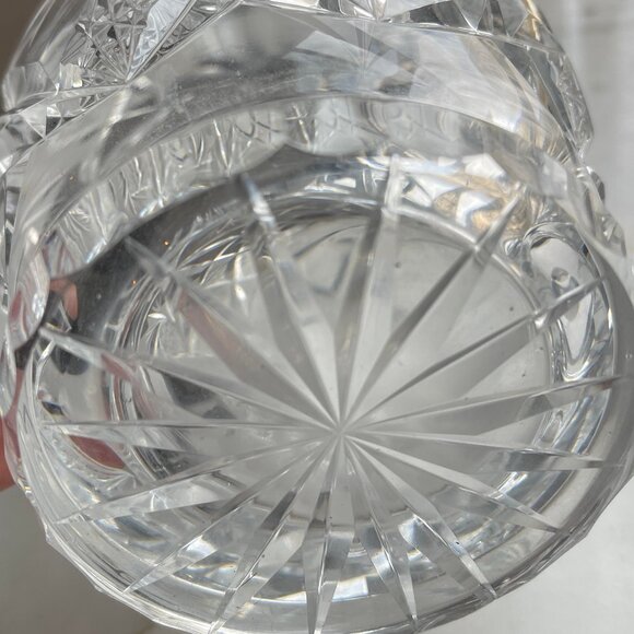 Midcentury Brilliant Cut Lead Crystal Decanter - Picture 9 of 13